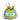 Dog bowl birthday cake for Loki, featuring a fish and decorative elements, perfect for a dog party.