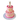 Delicious 2-Tier Dog Birthday Cake with figurine of a puppy for dog's birthday party.