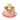 Dog in a Dog-Bed Birthday Cake in dog bed design featuring a cute dog figurine and pink woven base for a special dog party.