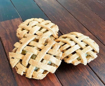 Dog apple pie treat perfect for your furry friend to enjoy a delicious and healthy snack.