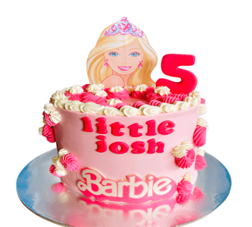 Barbie or Ken Themed Cake