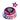 Dog sports team birthday cake featuring Sea Eagles logo and purple star topper for dog party.