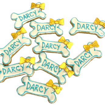 Iced Bones with Name & Bow