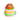 Colorful personalized dog birthday cake with vibrant ball design and name 'Bernie' for a fun Dog Party.