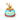 5" Dog Bowl Cake decorated for Max with dog treats, featuring fish and vibrant colors, perfect for a Dog party.