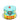 Paw Patrol dog birthday cake for Simba's first dog party featuring blue and yellow design.