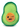 Cute Squeaky Plush Toy shaped like an avocado, perfect for pet playtime and dog parties.