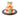 Personalized dog birthday cake featuring a 2-tier strawberry swirl design for Toby's 6th birthday dog party.