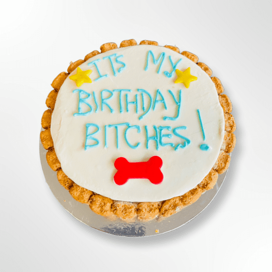 5" It's my Birthday "Bitches!" Cake