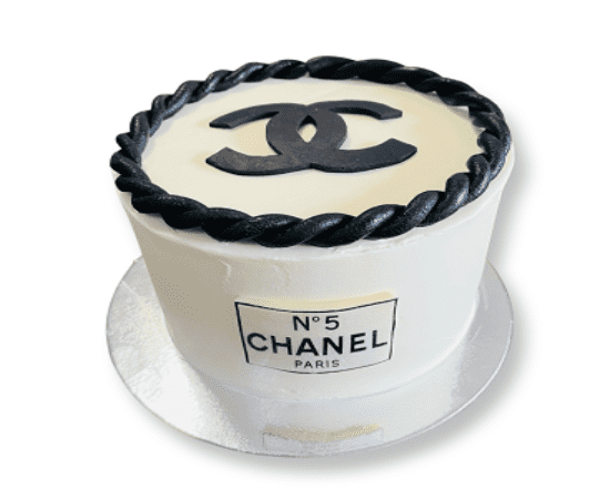 5" Tall Chanel themed Cake