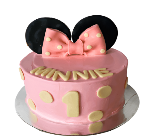 Miss Minnie Mouse themed Cake