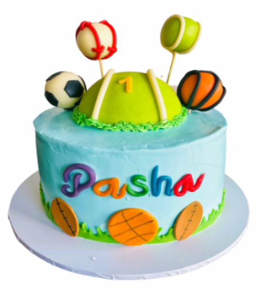 Soccer Ball Themed Birthday Cake